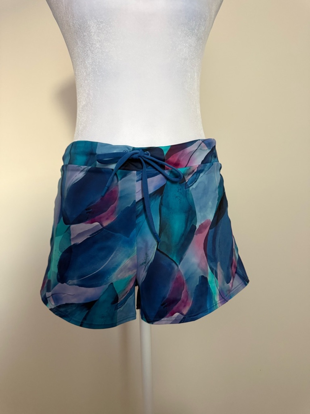 Athleta wavebreak printed swim shorts size small women’s